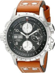 8. Hamilton Men's H77616533 Khaki Chronograph Watch